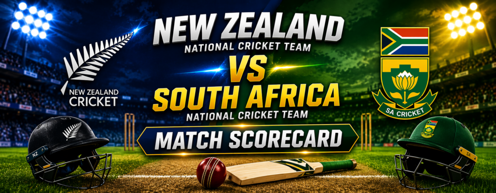 New Zealand National Cricket Team vs South Africa National Cricket Team Match Scorecard